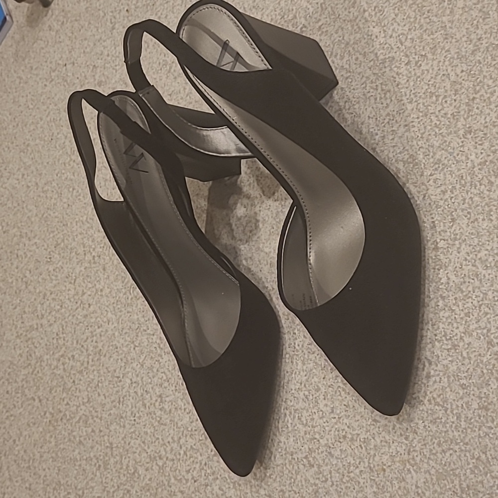 Worthington classic sling chunky heel size 9